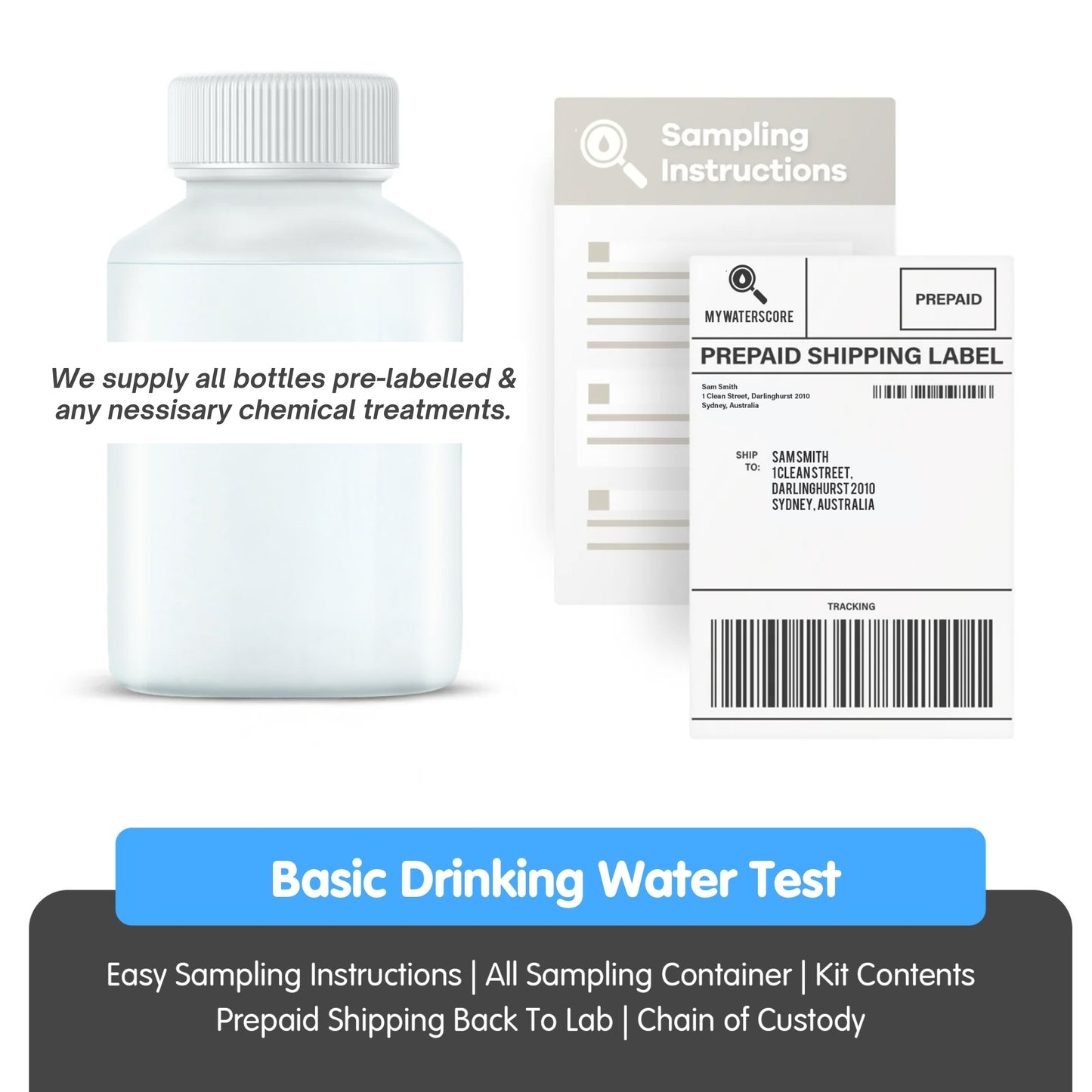 Basic Water Test And Collection Kit