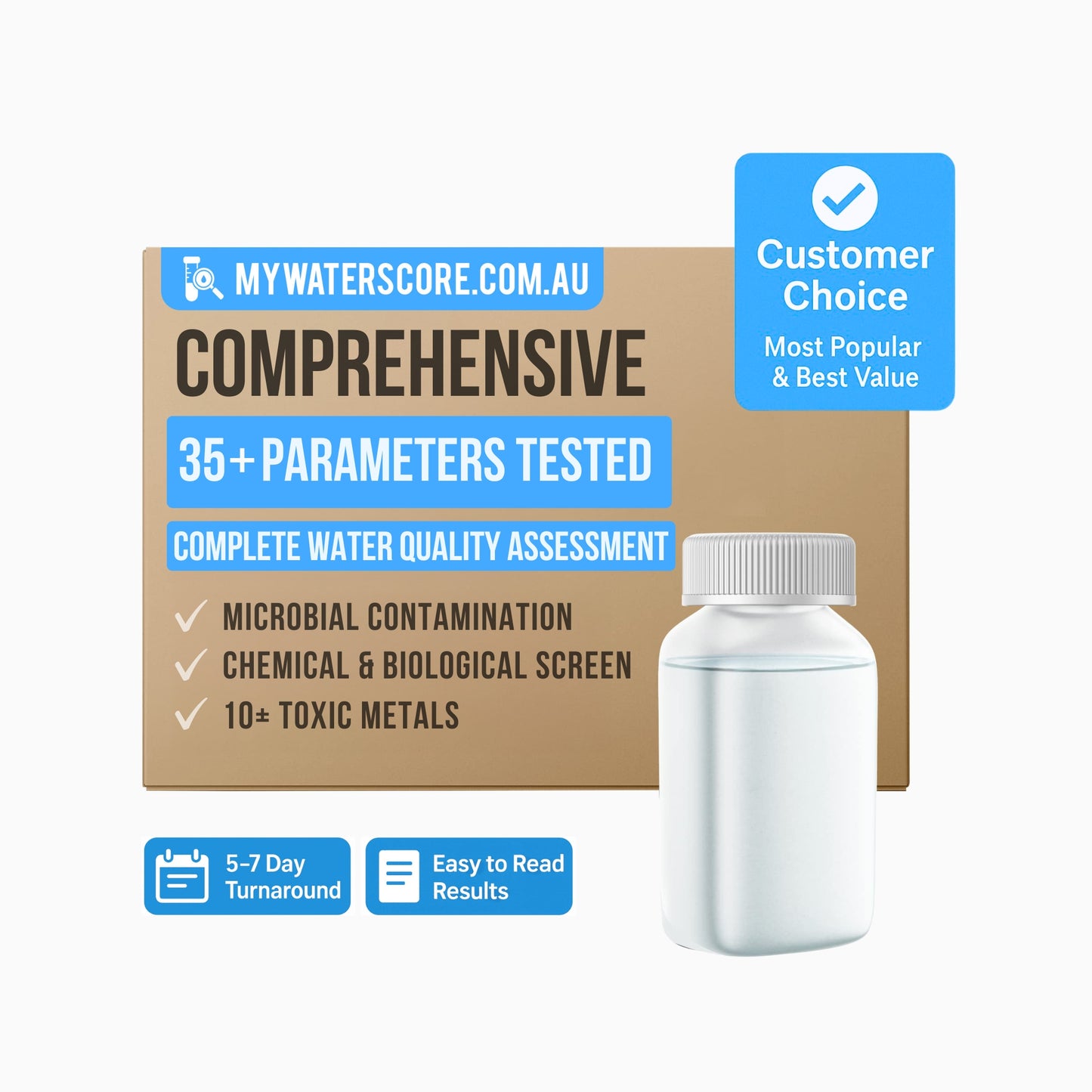 Comprehensive Drinking Water Test And Collection Kit